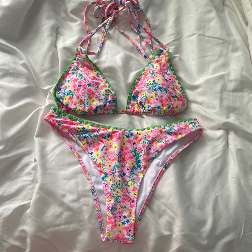 Floral Kids Swim Set